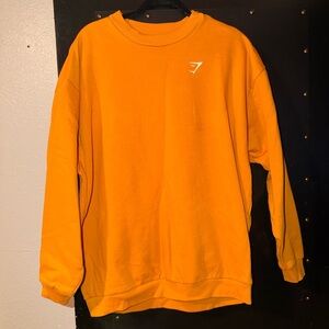 Gymshark Bright Orange Crewneck Sweater